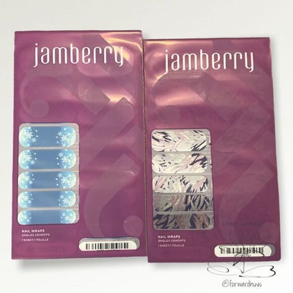 Bundle Sale 3 for $15 | Jamberry - 2 Full Sheet Nail Wraps - Picture 3 of 12